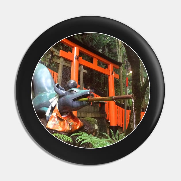 Fushimi Inari Shrine Pin by Skarmaiden