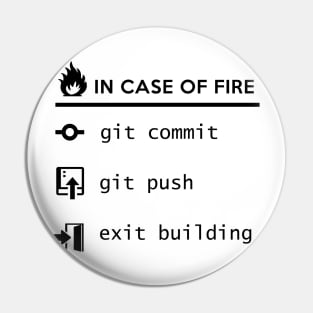 In case of fire - save your code Pin