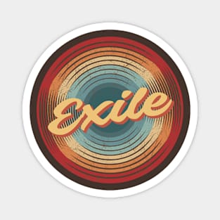 Exile Vintage Circle Magnet