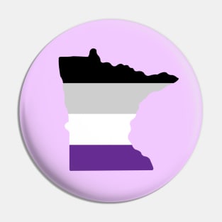 Minnesota Asexual Pride Pin