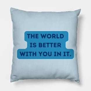 Glad You're Here. Pillow