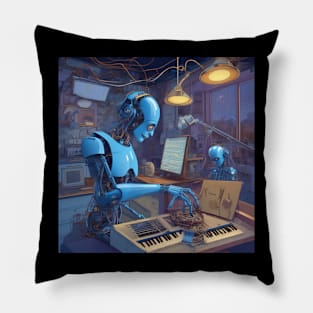 A.I. Blues Pillow