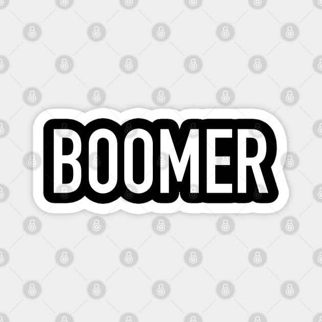 Boomer Magnet by StickSicky