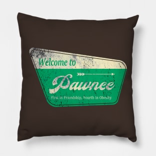 welcome to pawnee Pillow