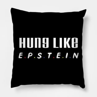 Hung Like Epstein Funny Cool Gift Pillow