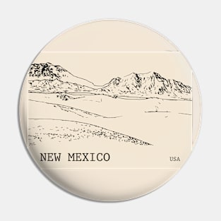 New Mexico USA Pin