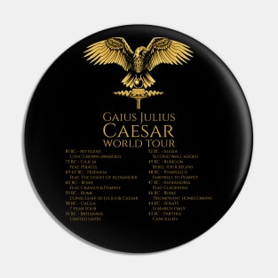 Gaius Julius Caesar World Tour - Ancient Roman History - Legionary Eagle Pin