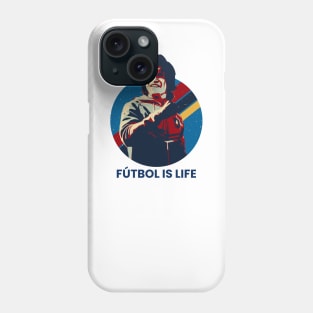 Futbol is life Phone Case