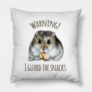 The snack guardian hamster Pillow