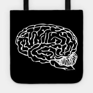 human brain, white Tote