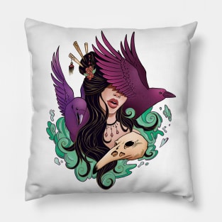 Crows Pillow