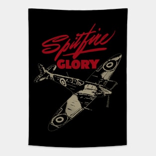 Supermarine Spitfire Glory | WW2 Plane Tapestry