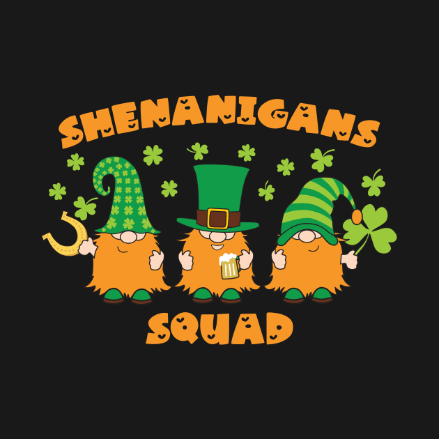 Shenanigans Squad Gnomies Patrick's Day by NatalitaJK