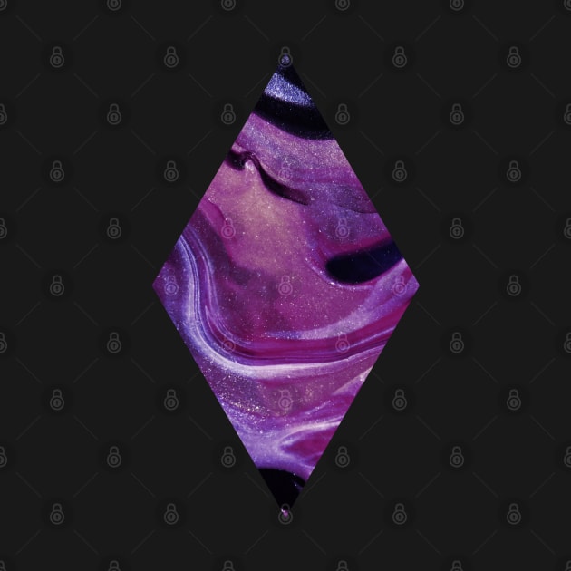 Minimalistic - Diamond Cosmic Purple by Dabejo