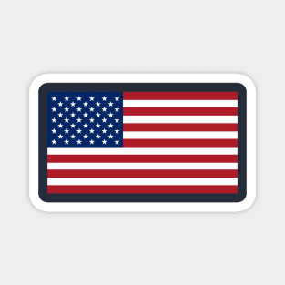 Simple USA Stars and Stripes Magnet