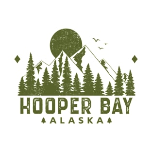 Hooper Bay Alaska Mountain Souvenir T-Shirt