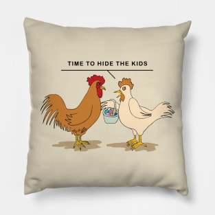 Easter Egger Chicken Time To Hide The Kids Pillow