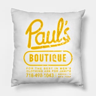 Pauls Boutique Yellow Pillow