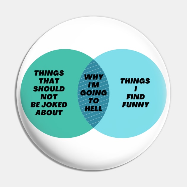 Venn Diagram: Things that should not be joked about - Why I’m going to hell - Why I'm going to hell Pin by Jean-Claude Venn-Diagram