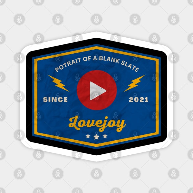 Lovejoy // Play Button Magnet by Blue betta