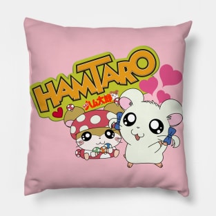 Hamtaro Bijou Ribbon chan with Snoozer Neteru kun Pillow