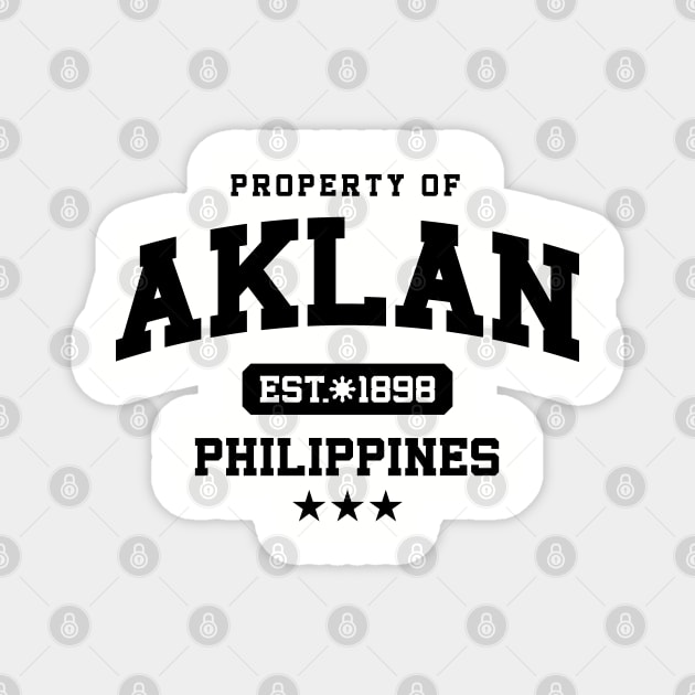 Aklan - Property of the Philippines Shirt Magnet by pinoytee