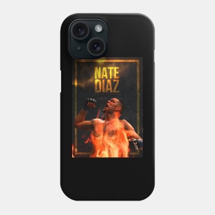 Nate Diaz Gold Phone Case