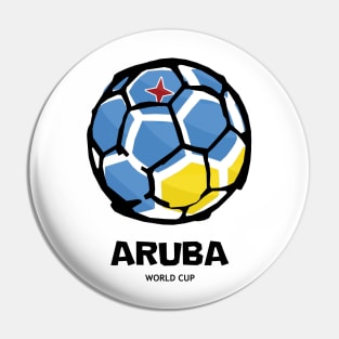 Aruba Football Country Flag Pin