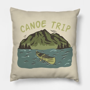 Adventure Journey - Canoe Trip Pillow