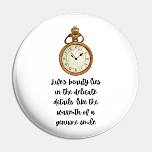 Life's beauty lies in the delicate details, like the warmth of a genuine smile Pin