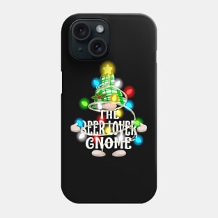 The Beer Lover Gnome Christmas Matching Family Shirt Phone Case