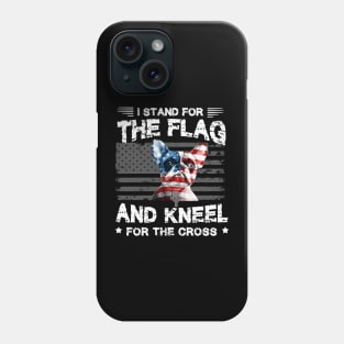 French Bulldogs Dog Stand For The Flag Kneel For Fallen Phone Case