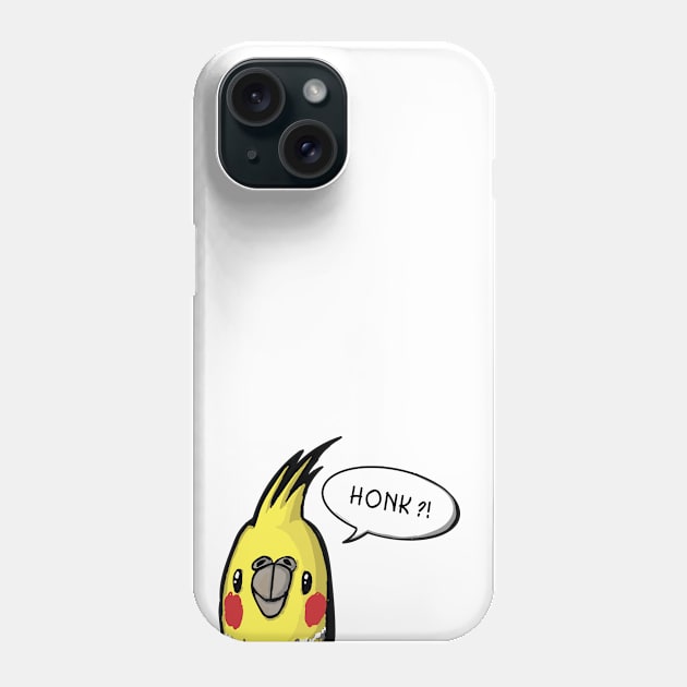 Cockatiel Honk ? Phone Case by DoubleDu