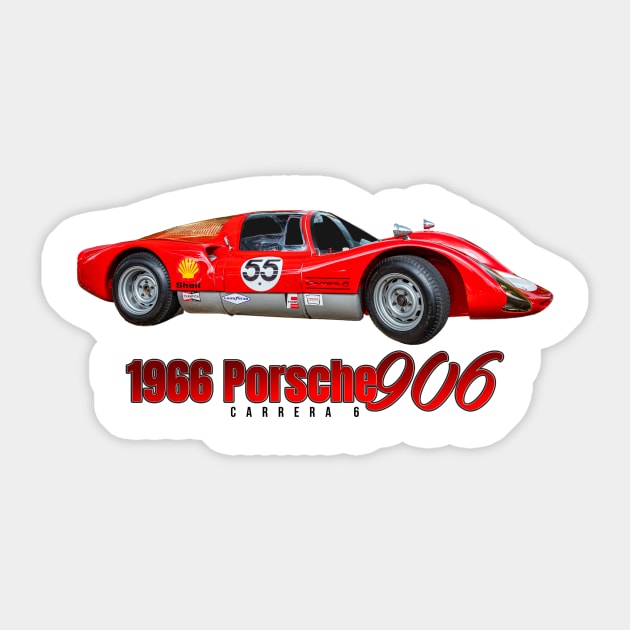 1966 Porsche 906 Carrera 6 - 1966 Porsche 906 Carrera 6 - Sticker ...