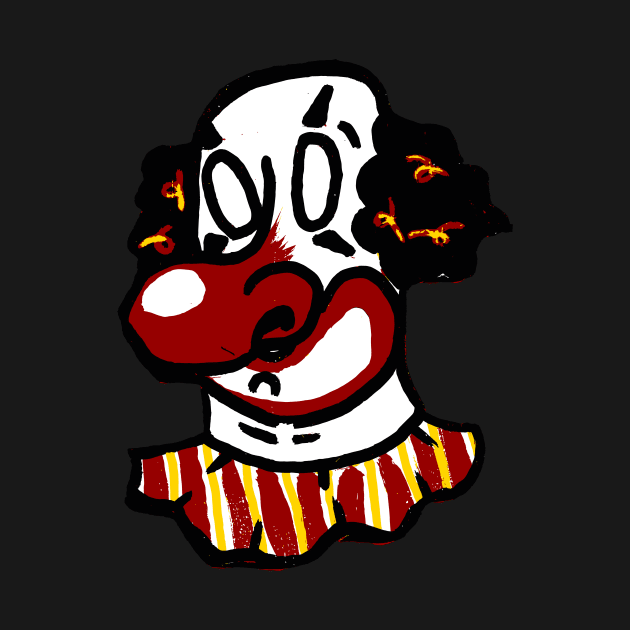 Bald Stripey Clown by Brieana