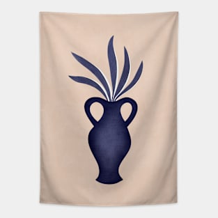 Mediterranean Plant in Vintage Vase Tapestry