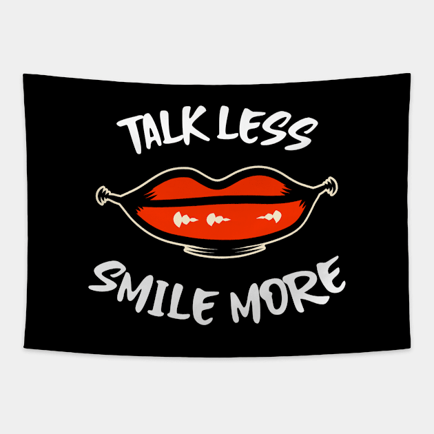 Hamilton Talk Less, Smile More Tapestry by JC's Fitness Co.