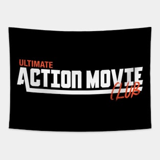 Ultimate Action Movie Club - UAMC Text Logo Tapestry