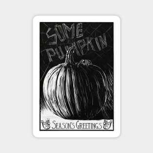 Season's Greetings: Pumpkin Magnet