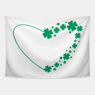 Shamrock heart Tapestry