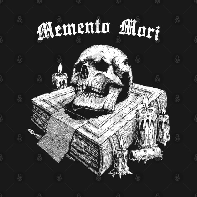 Memento Mori Skull by grimsoulart