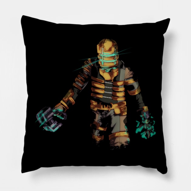 DEAD SPACE Pillow by MinosArt