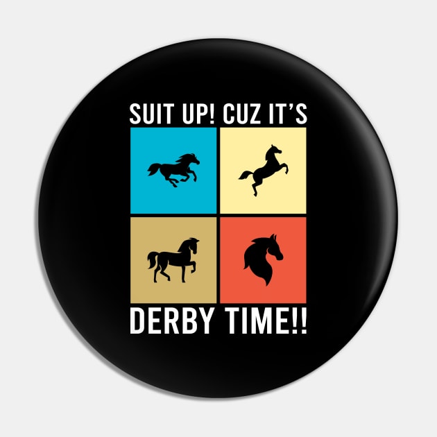 Derby Time Vintage Horse Race Men Women, Funny Retro Kentucky Derby Suit churchill downs Pin by Printofi.com