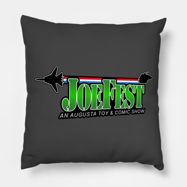 JoeFest Toy and Comic Show Pillow by Boomer414