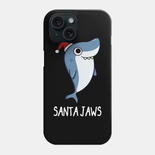 Santa Jaws Christmas Pun Phone Case