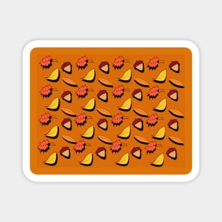 Autumn Leaves Pattern Magnet