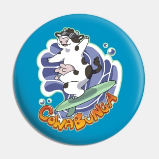 Cow-abunga Pin