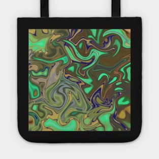 Liquid green gold Tote