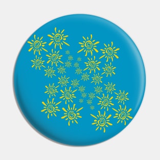 Sunshine Pattern Pin