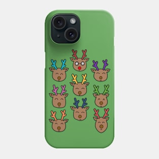 Santa's Reindeer Phone Case